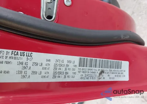 2018 Dodge Journey Crossroad from USA, damaged, VIN 3C4PDCGG2JT156746